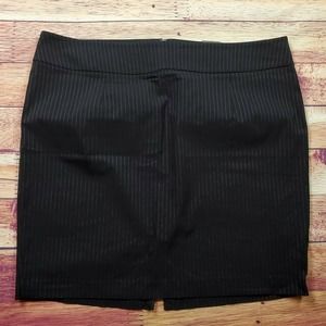 CC - Lane Bryant Pencil Skirt Women 28 Solid Black Career Wear Stretch NWT